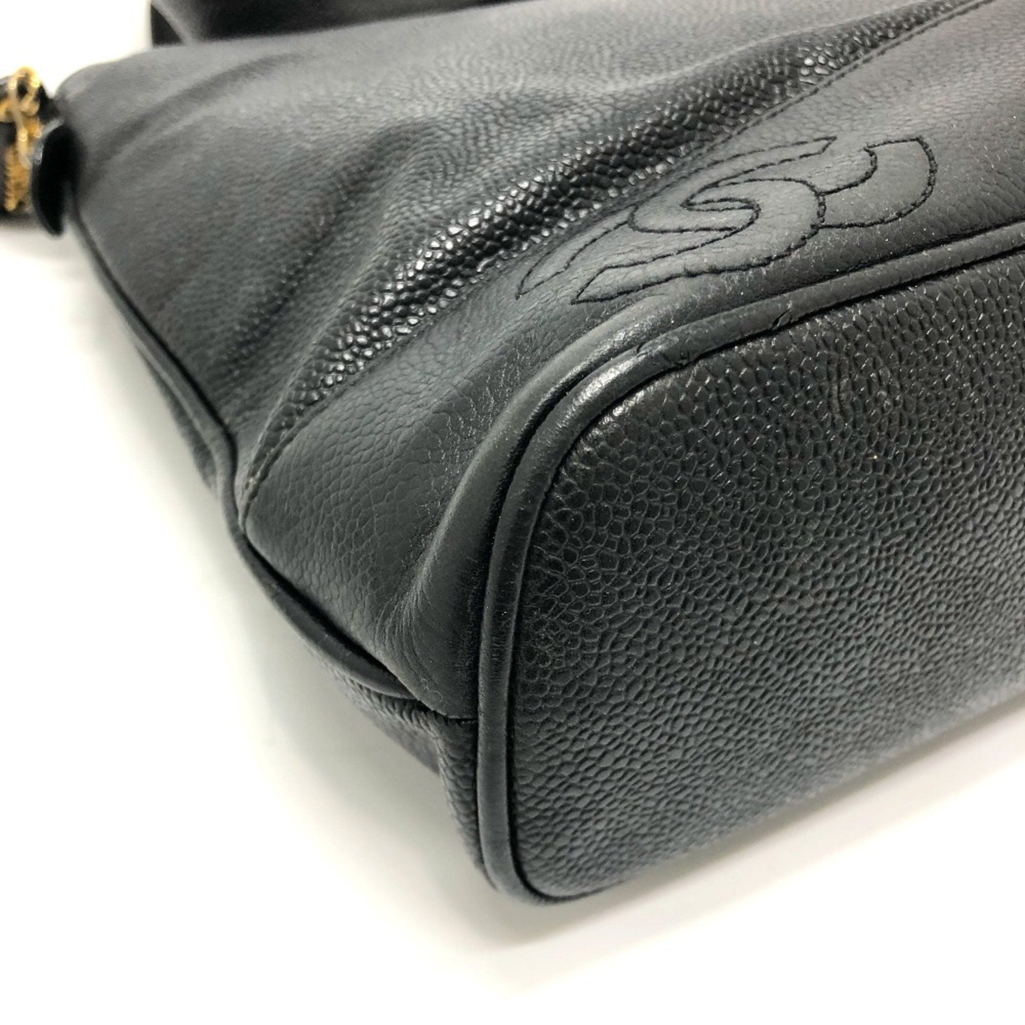 Chanel Triple Coco Leather Tote Bag