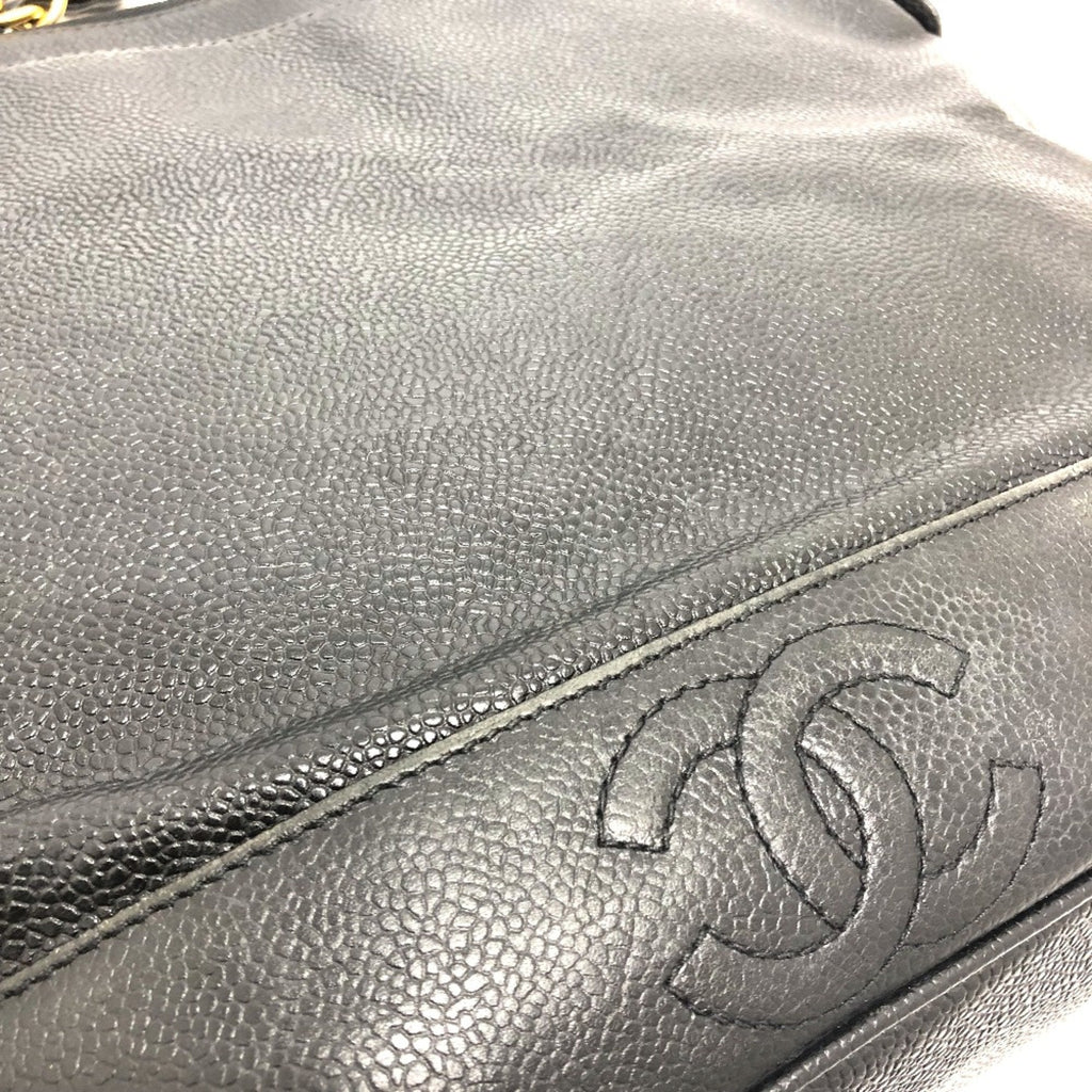 Chanel Triple Coco Leather Tote Bag