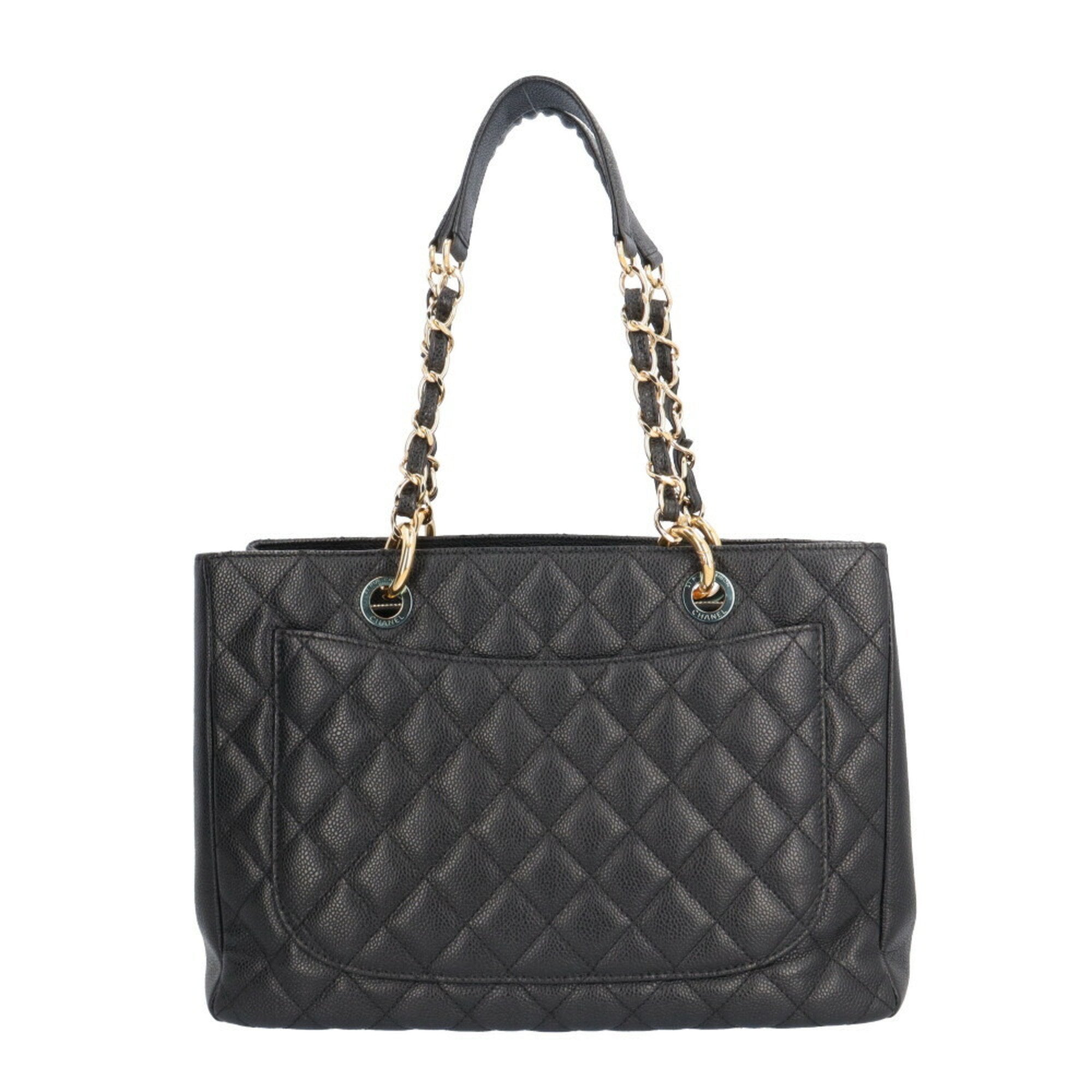 Chanel Classic Quilted Tote Bag Black