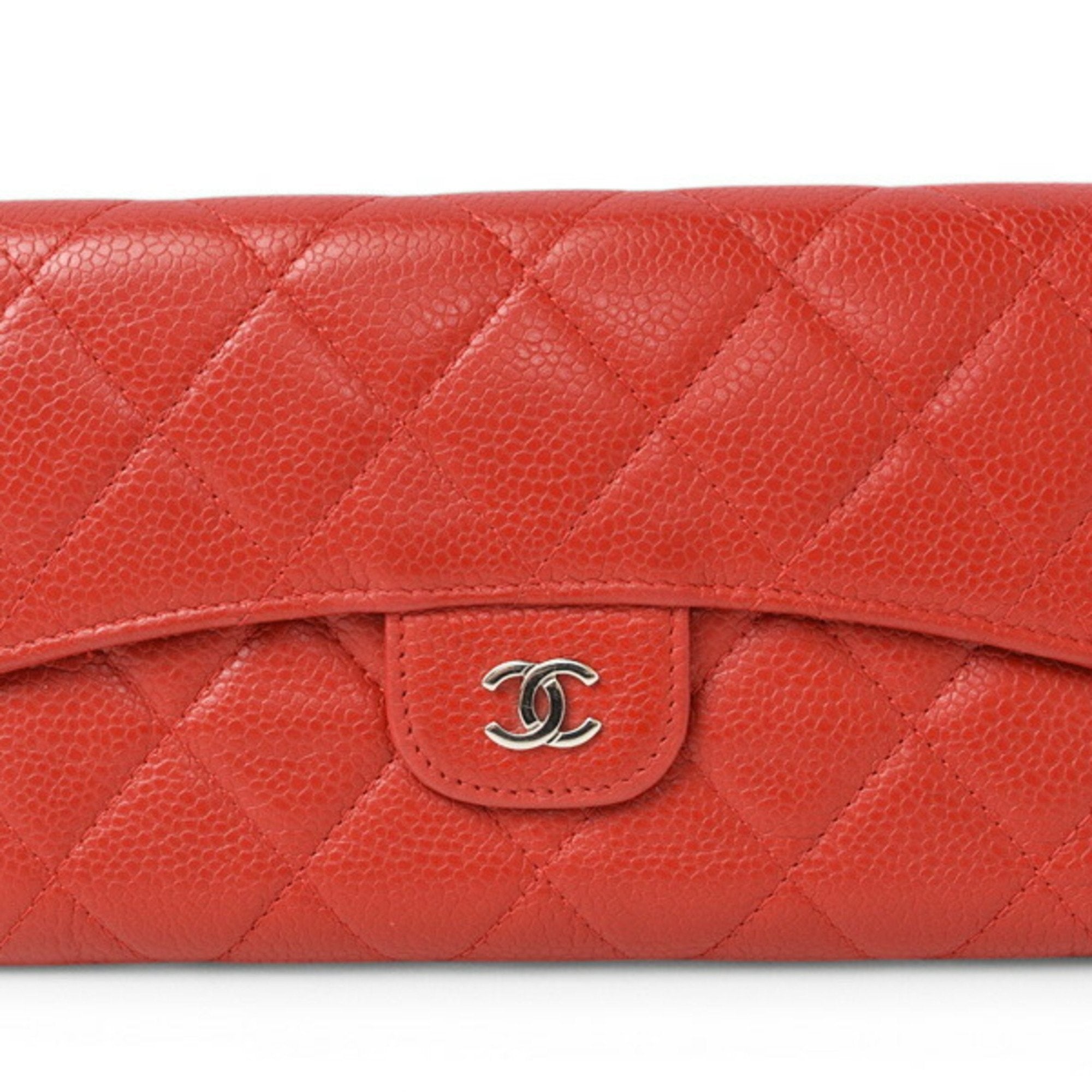 Chanel Matelasse Leather Wallet with Box and Dust Bag
