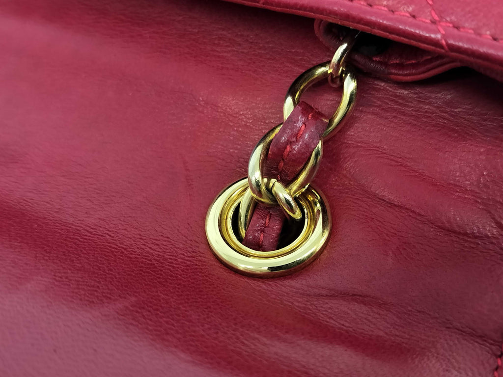 Chanel Fringe Matelasse Chain Shoulder Bag in Leather