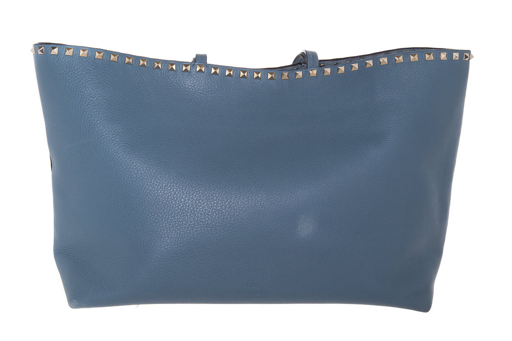 Valentino Blue Leather Tote