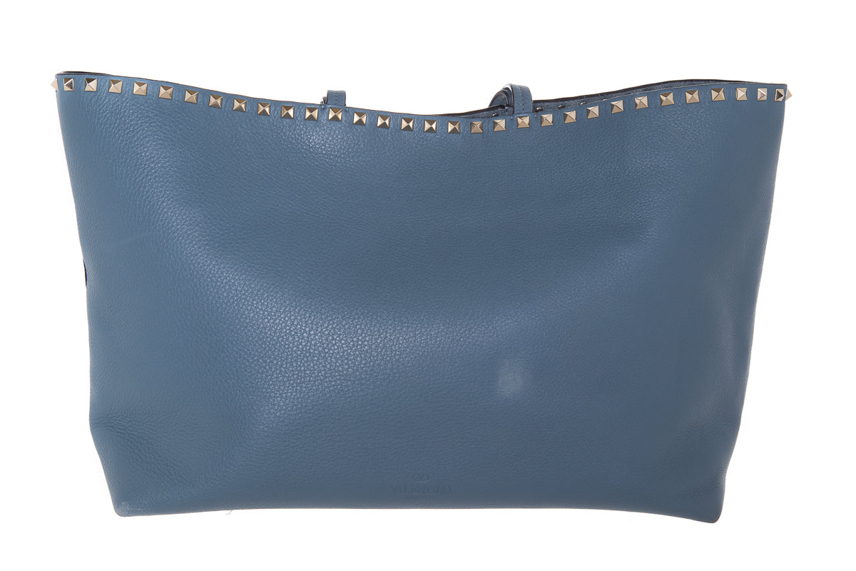 Valentino Blue Leather Tote
