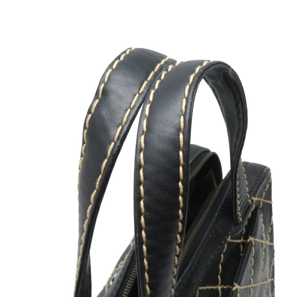 Chanel Elegant Leather Wild Stitch Bag with Dust Bag