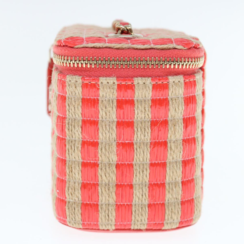 Chanel Raffia Leather Crossbody Bag AS1161