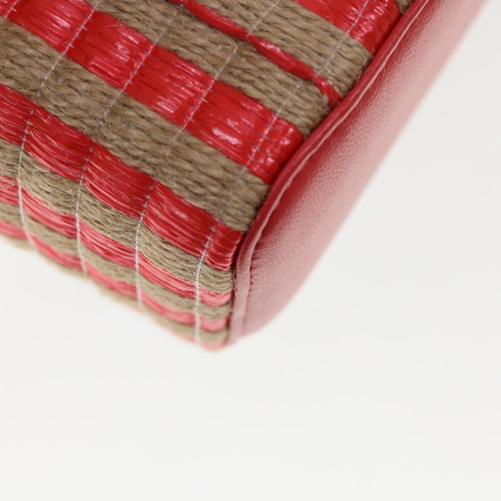 Chanel Raffia Leather Crossbody Bag AS1161