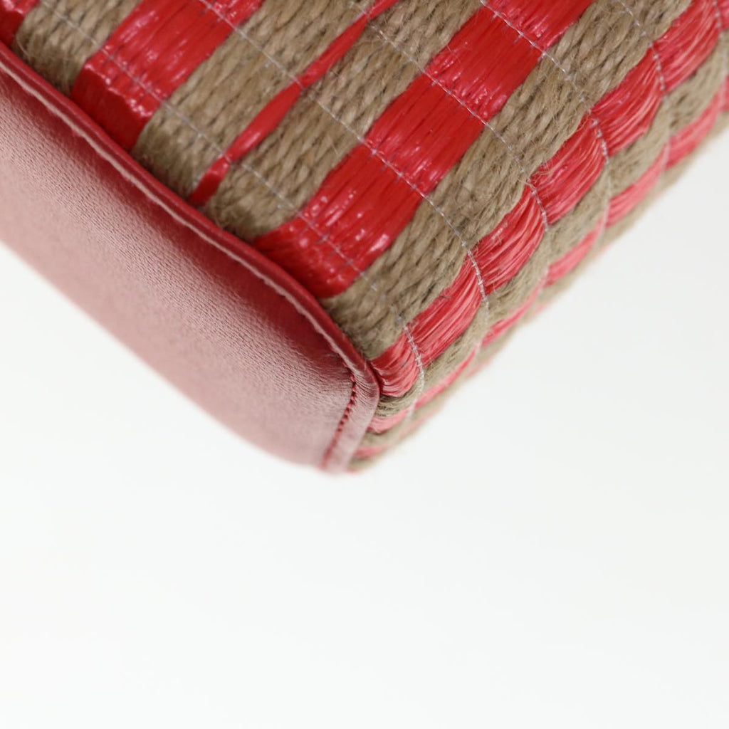 Chanel Raffia Leather Crossbody Bag AS1161