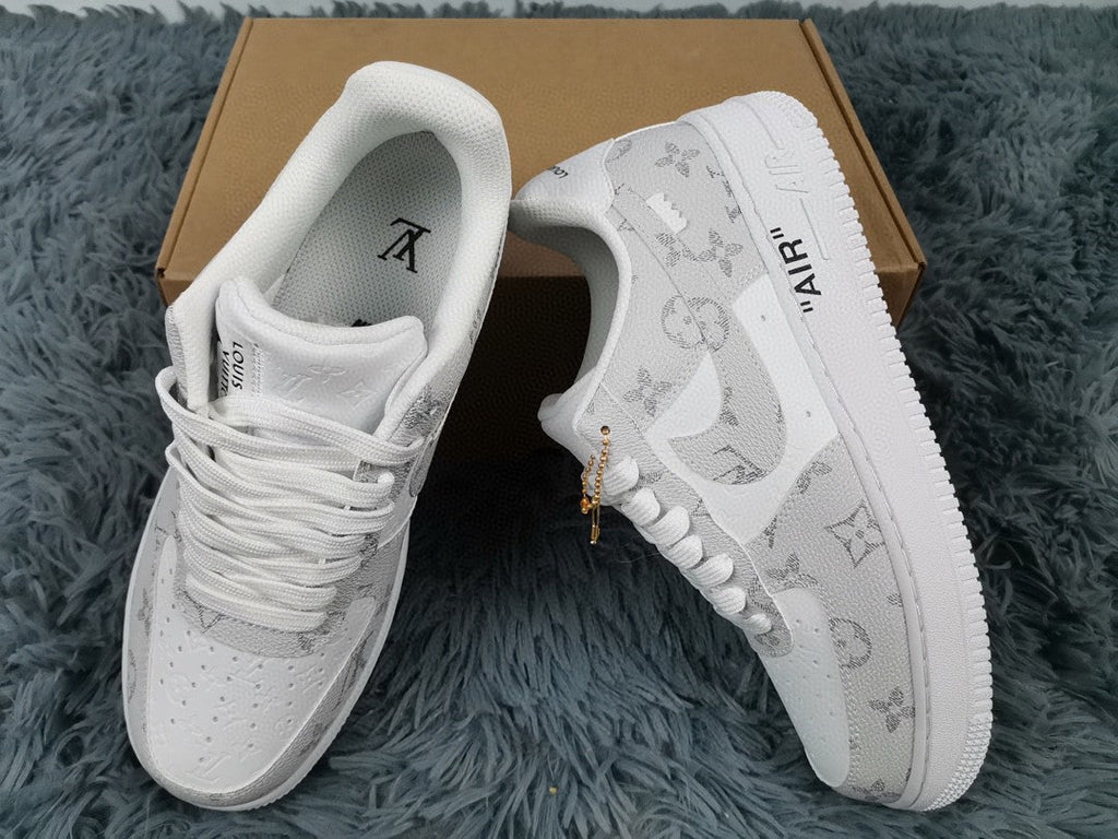 Ã‚Â GLAMI ForGLAMI 1 Low x Louis Vuitton Virgil Abloh ‘White Grey’ For MenÃ‚Â 
