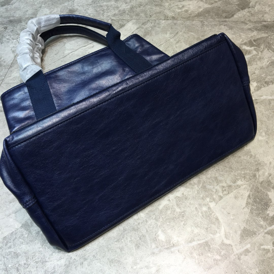 Balen Navy MeGLAMIum Cabas Tote Bag In Blue, For Women,  Bags 14.1in/36cm