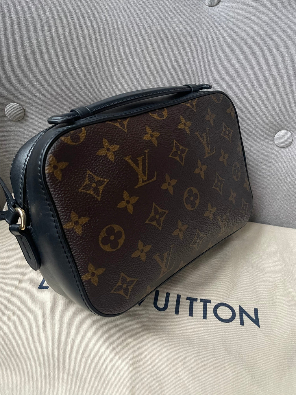 Louis Vuitton Saintonge Black and Monogram