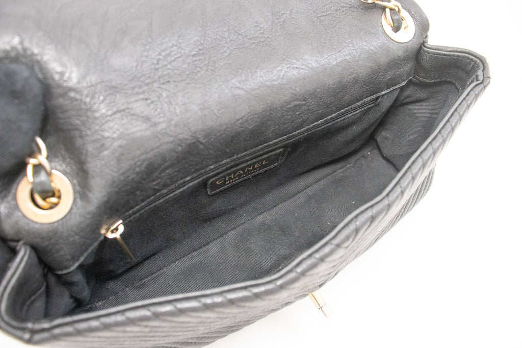 Chanel Chevron Quilted Shoulder Bag Classic Flap