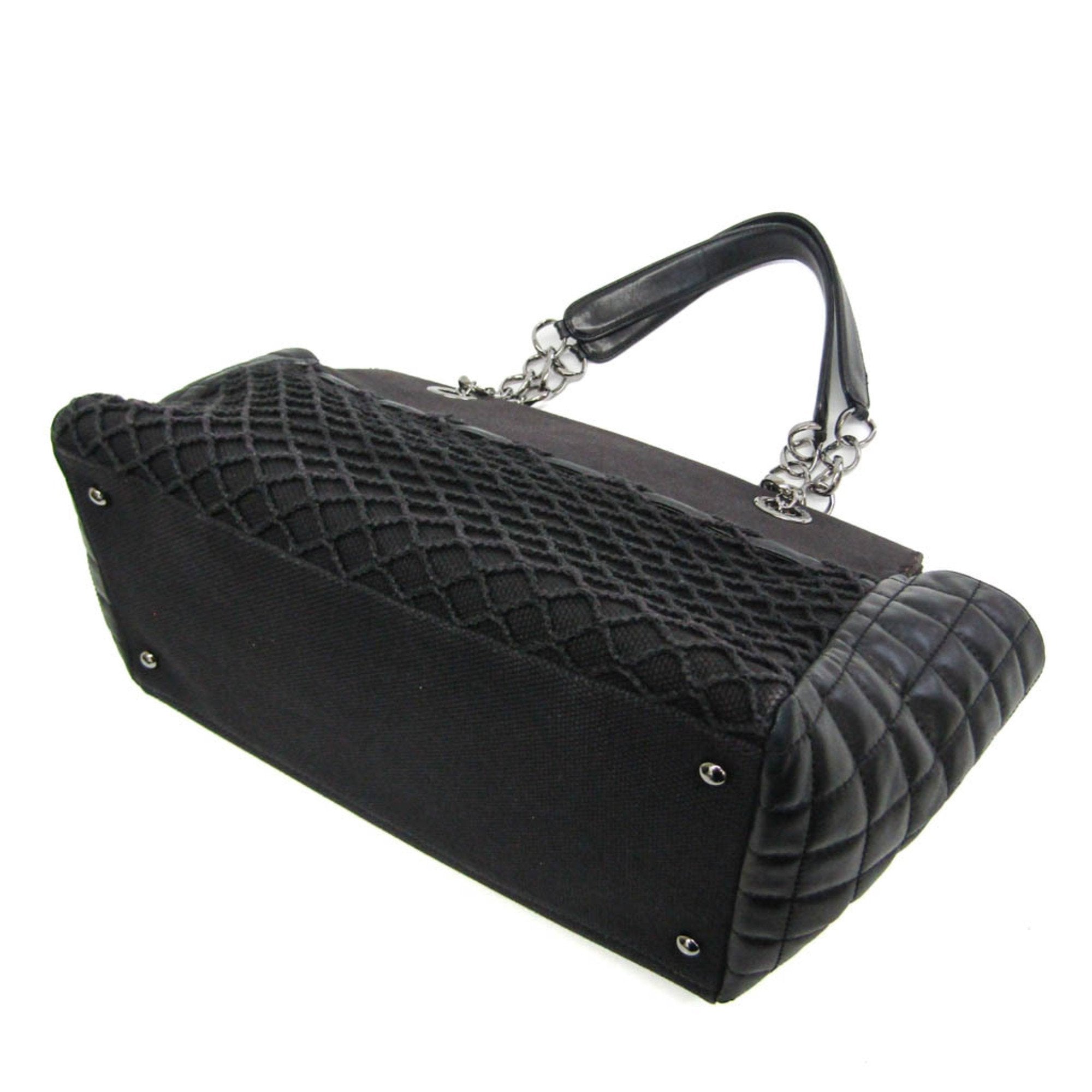 Chanel Quilted Leather Tote Model Tote Bag