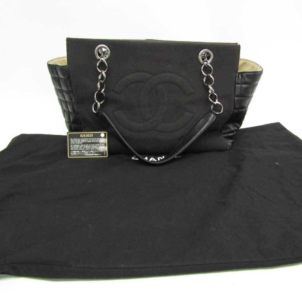 Chanel Quilted Leather Tote Model Tote Bag