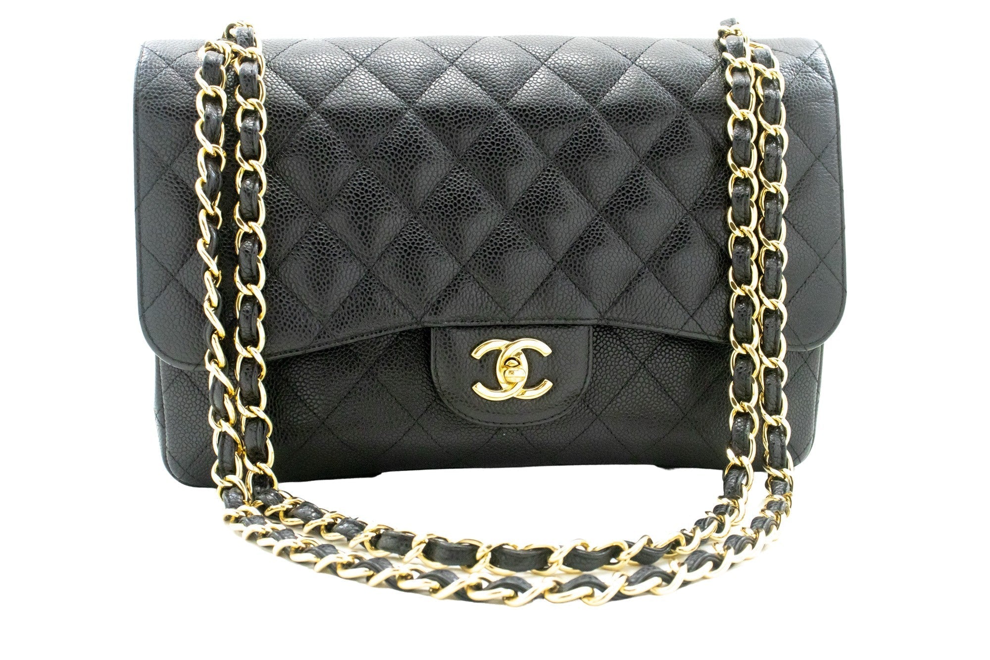 Chanel Classic Double Flap Bag Caviar Leather