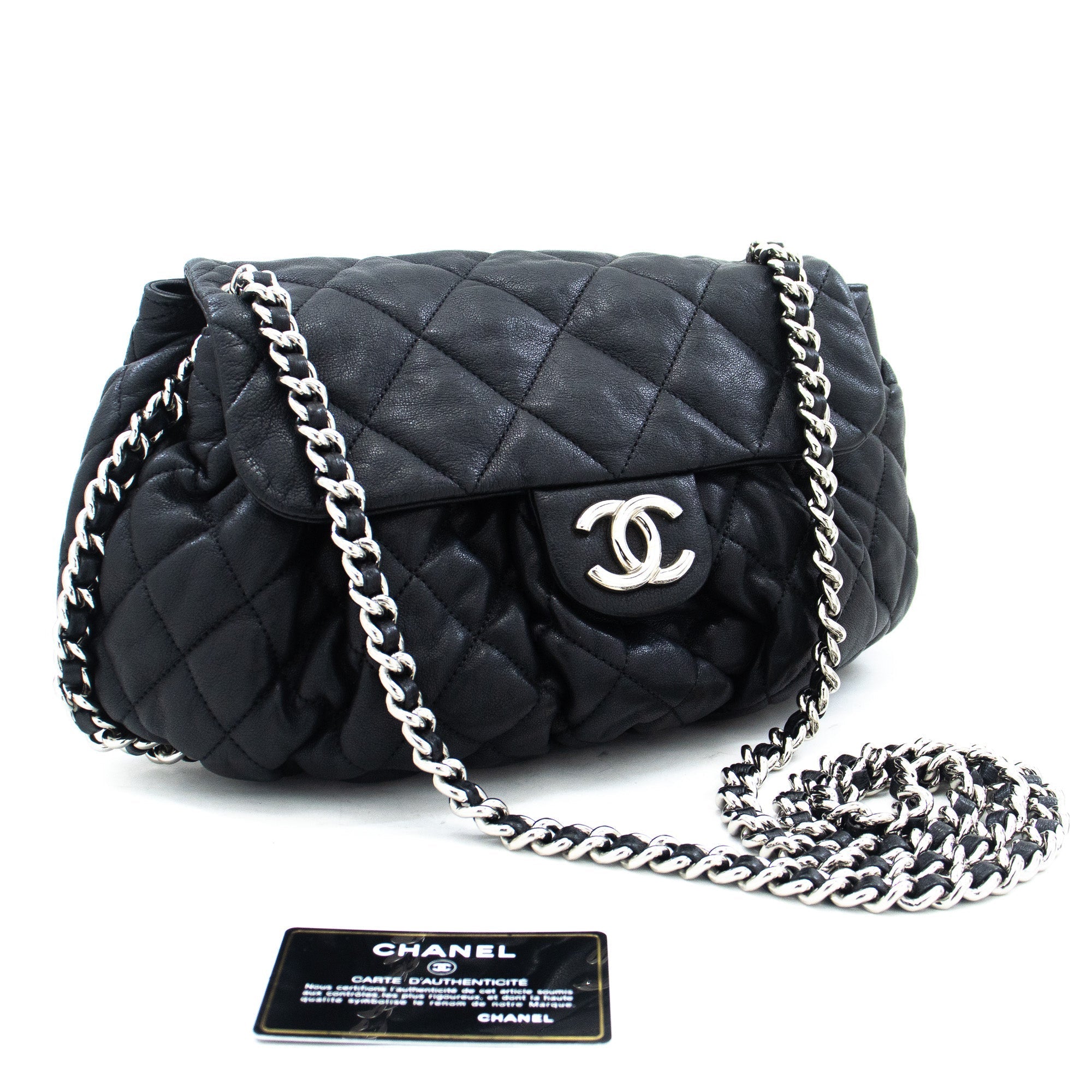 Chanel Quilted Lambskin Chain Bag
