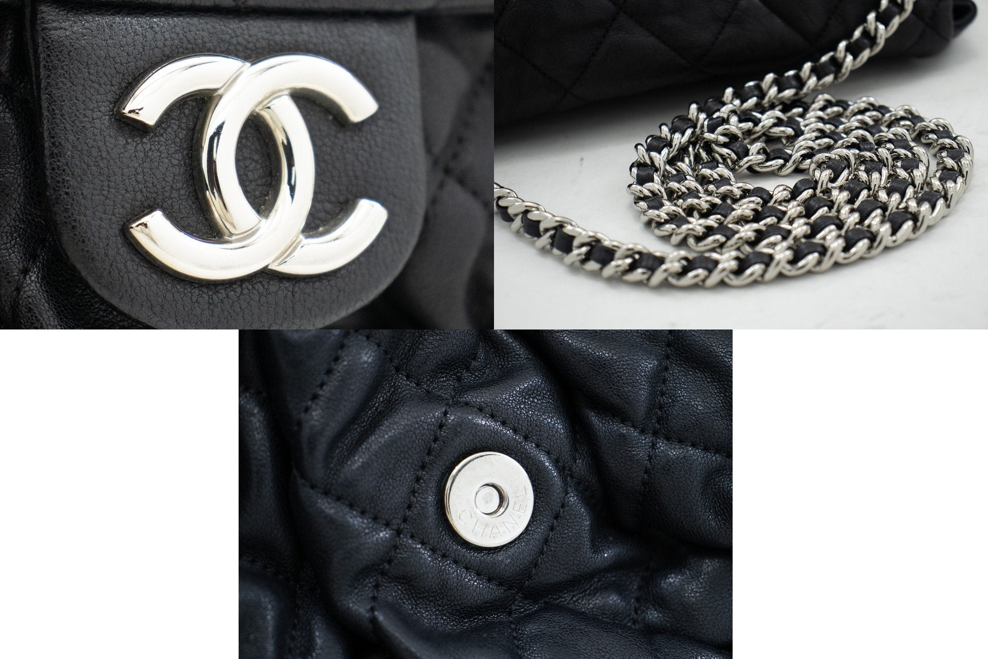 Chanel Quilted Lambskin Chain Bag
