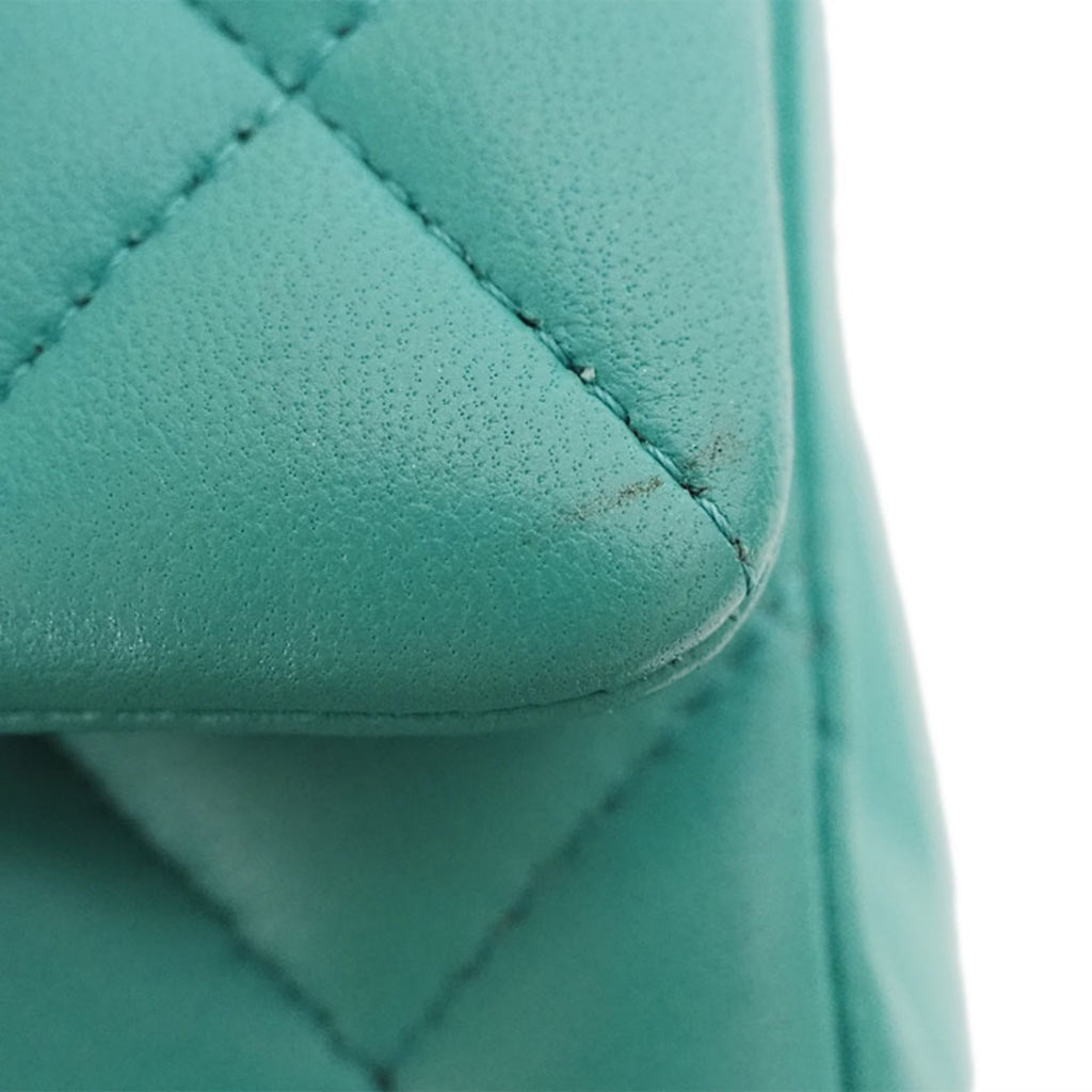 Chanel Classic Mini Flap Bag A3827 Teal