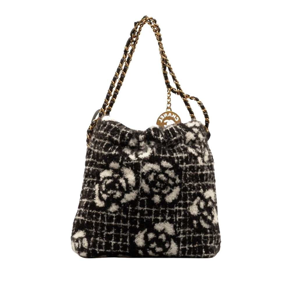 Chanel Floral Tweed Chain Bag