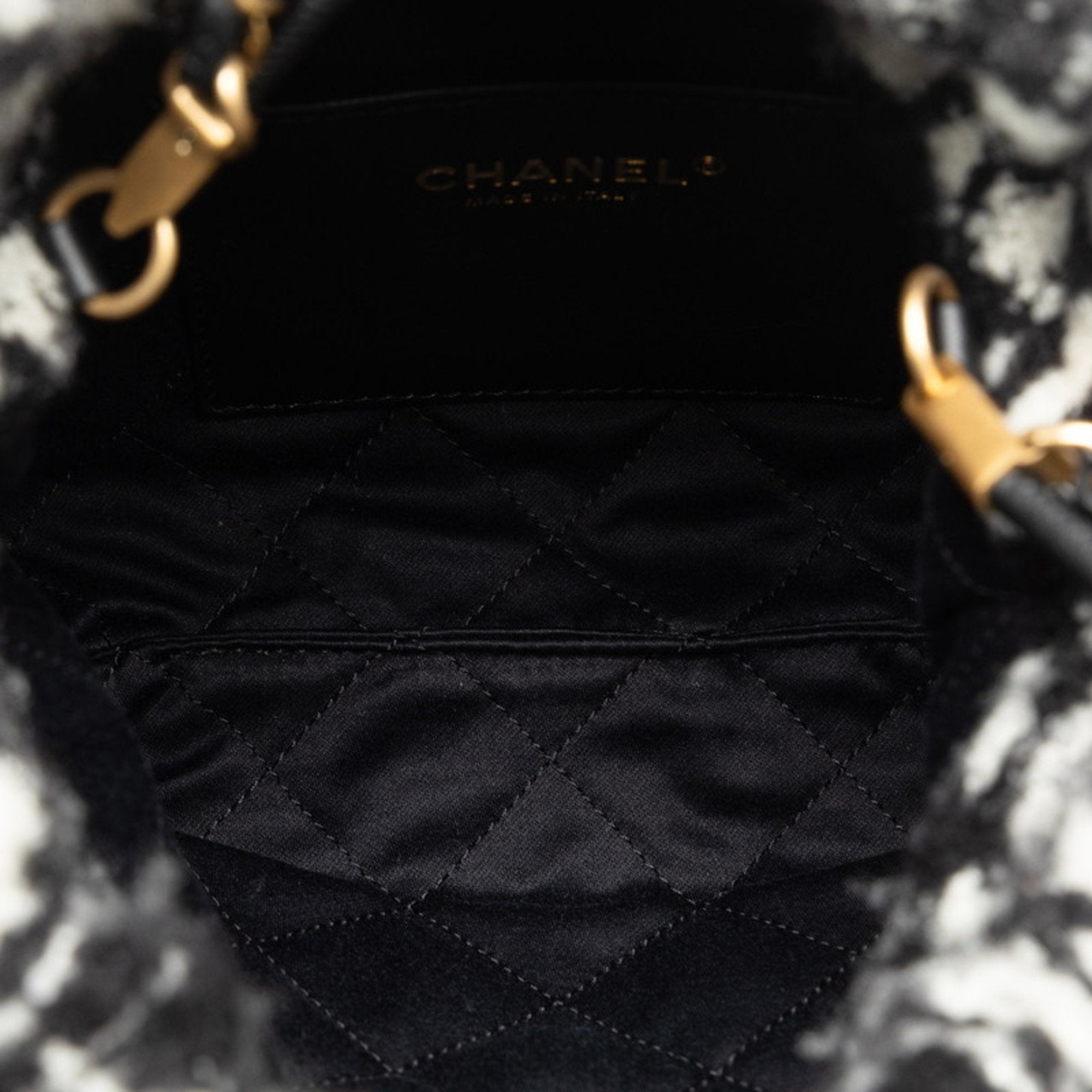 Chanel Floral Tweed Chain Bag