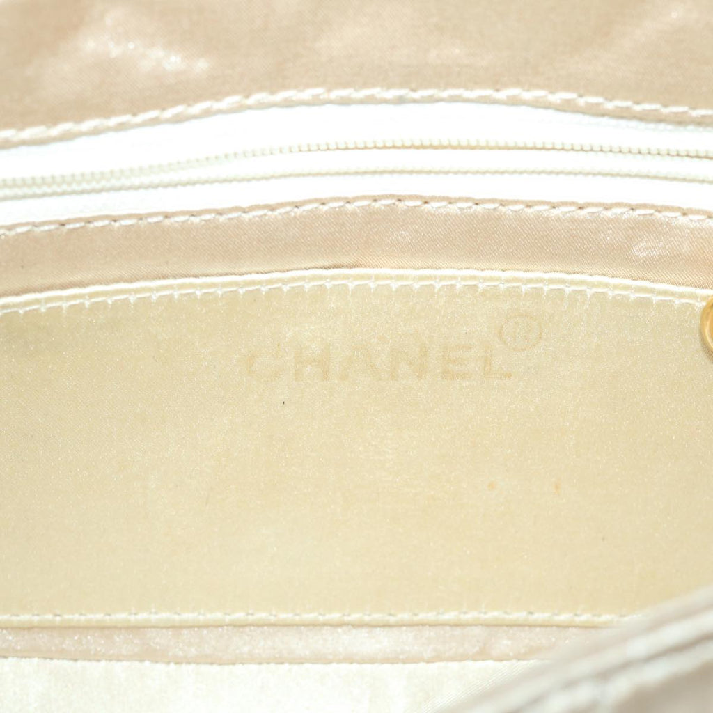 Chanel Quilted Satin Chain Bag Classic Flap Bag