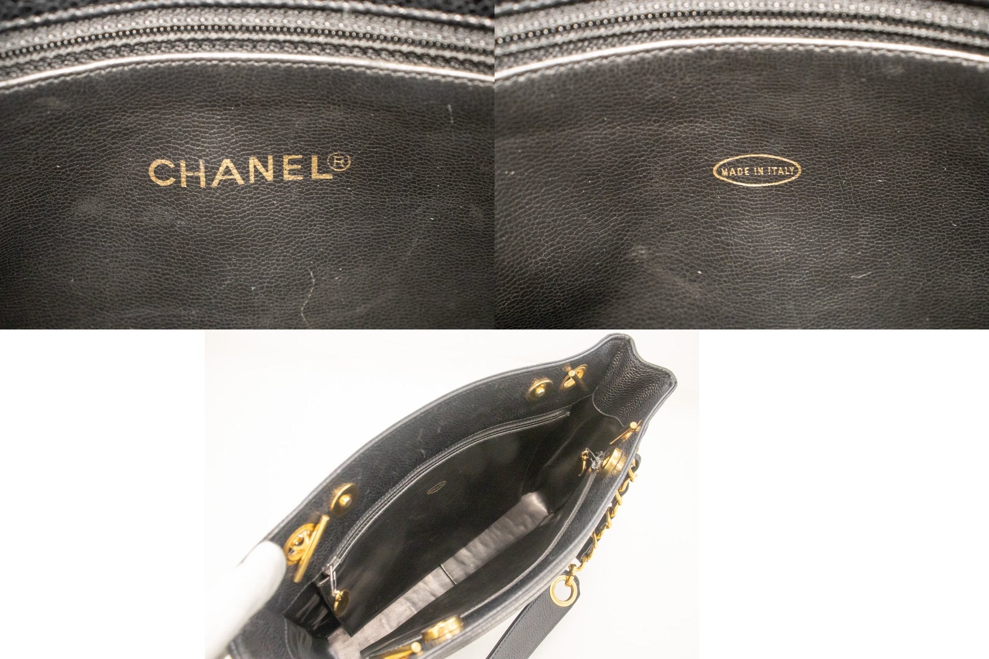 Chanel Chanel Caviar Leather Chain Bag