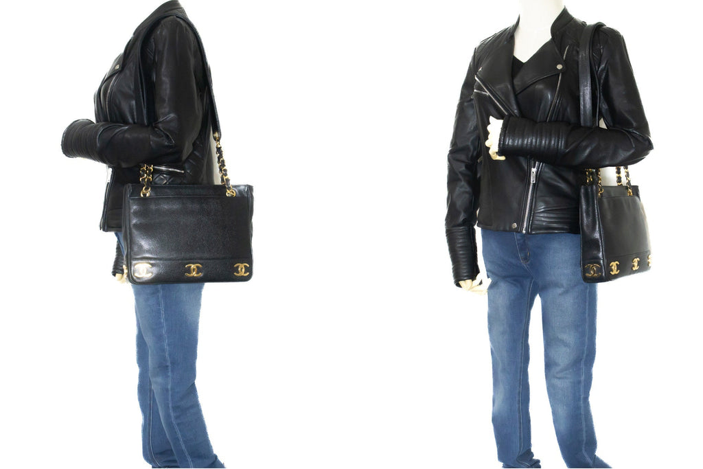 Chanel Chanel Caviar Leather Chain Bag