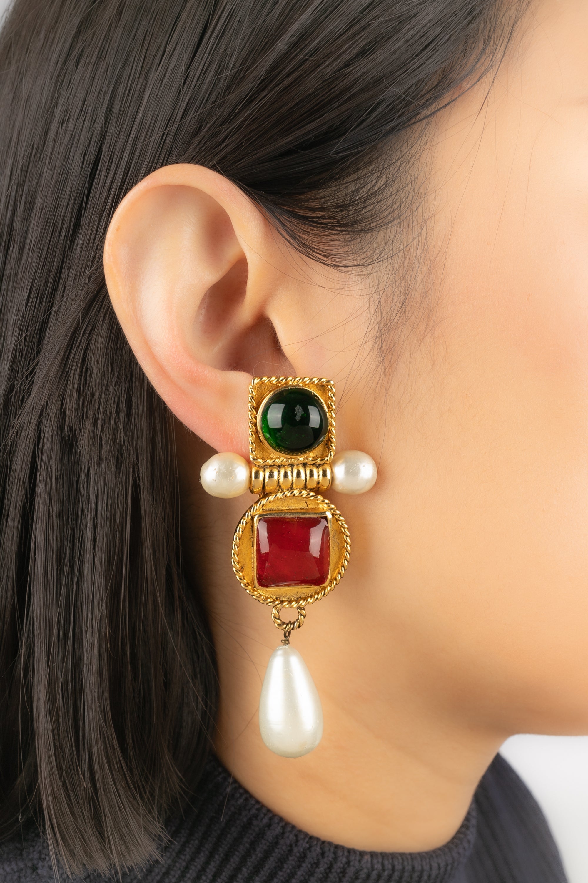 Boucles d'oreilles Chanel 1990