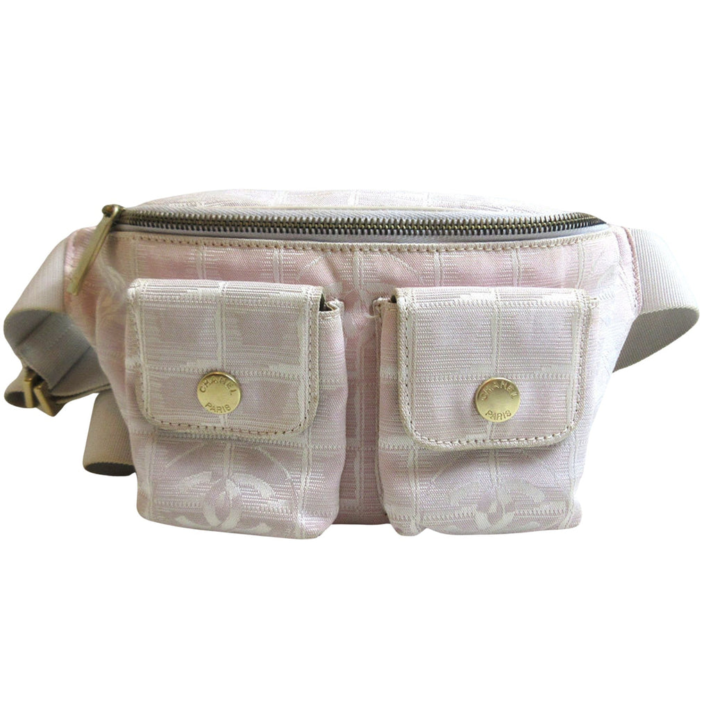 Chanel Pink Waist Bag Casual Style