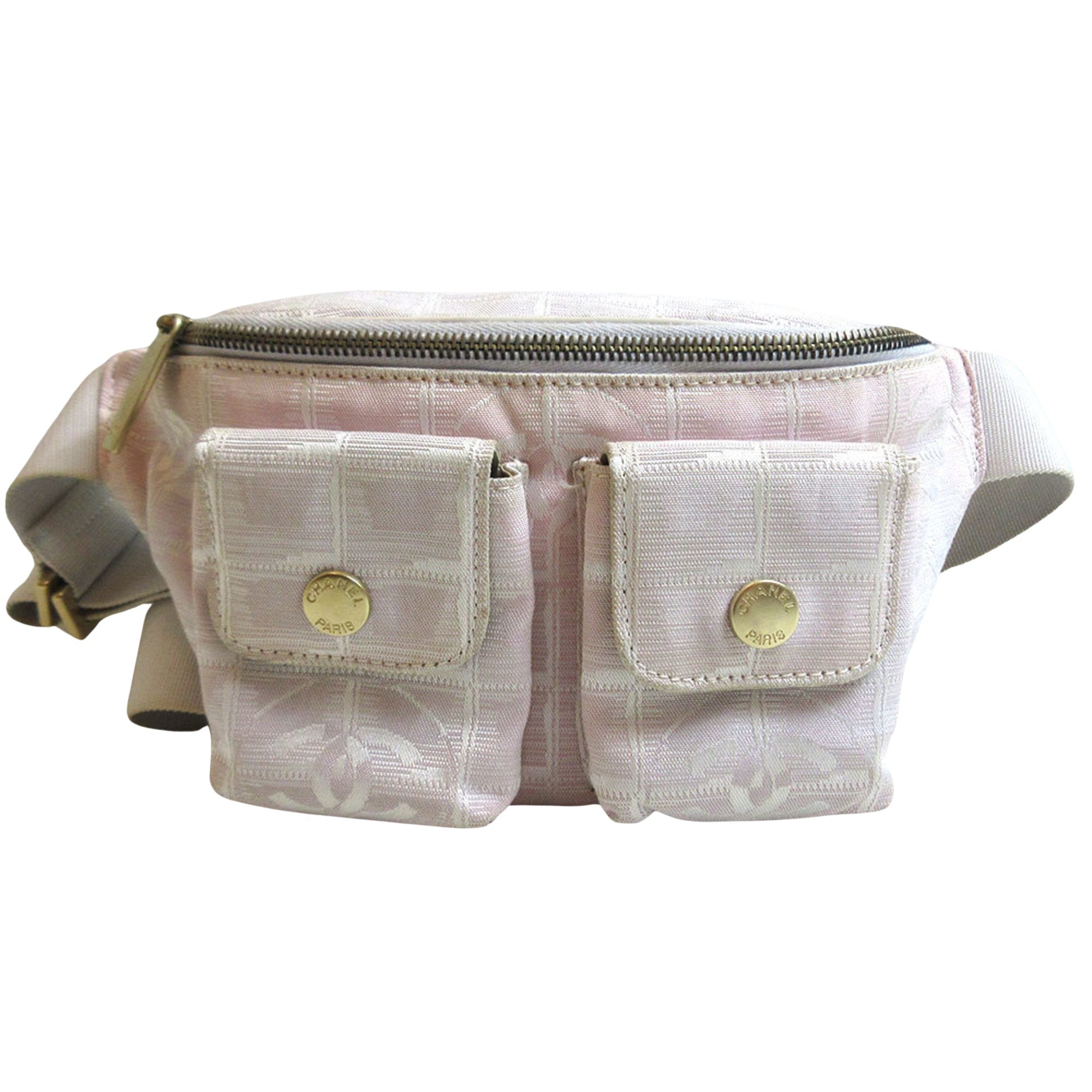 Chanel Pink Waist Bag Casual Style