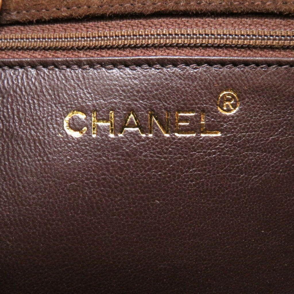 Chanel Vintage Quilted Suede Shoulder Bag