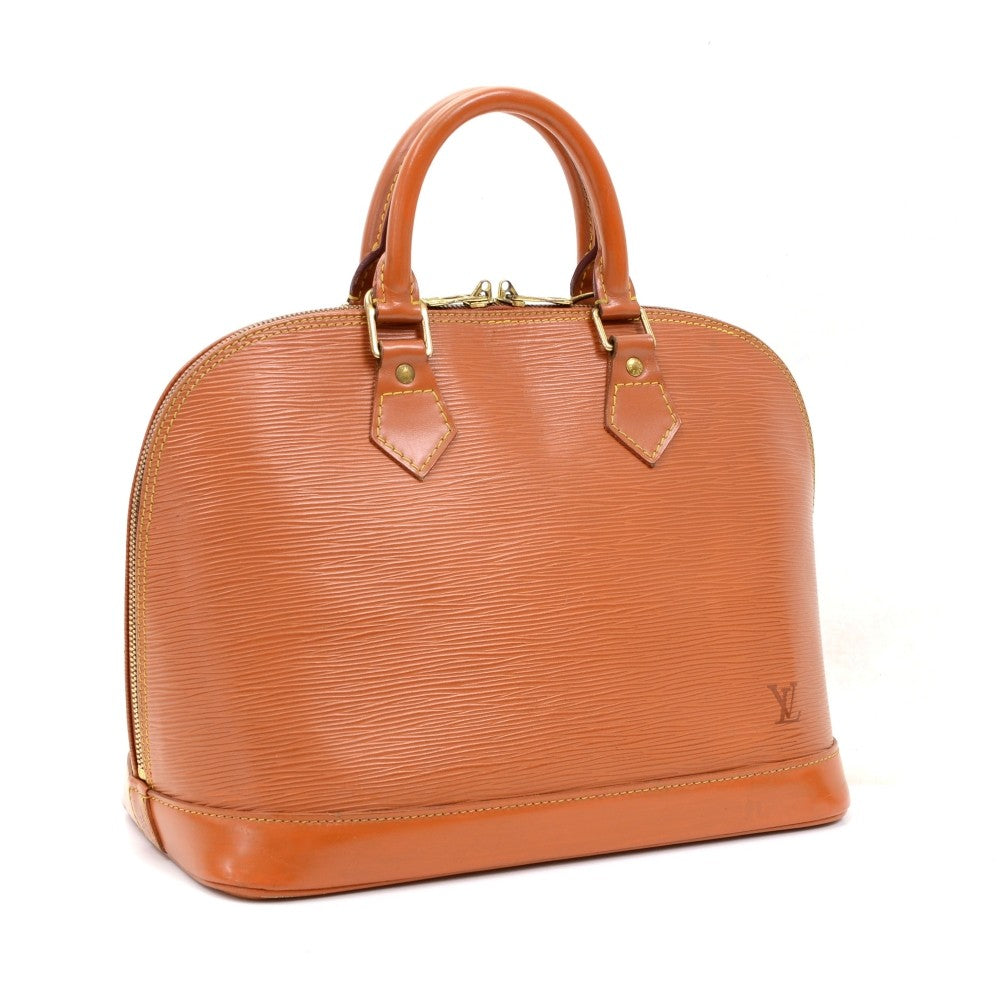 Louis Vuitto Alma Kenyan Fawn Epi Leather Handbag