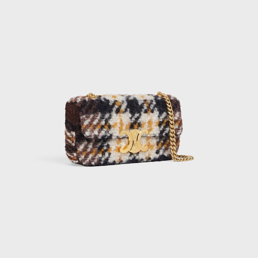 TRIOMPHE SHOULDER BAG - YELLOW/BRW