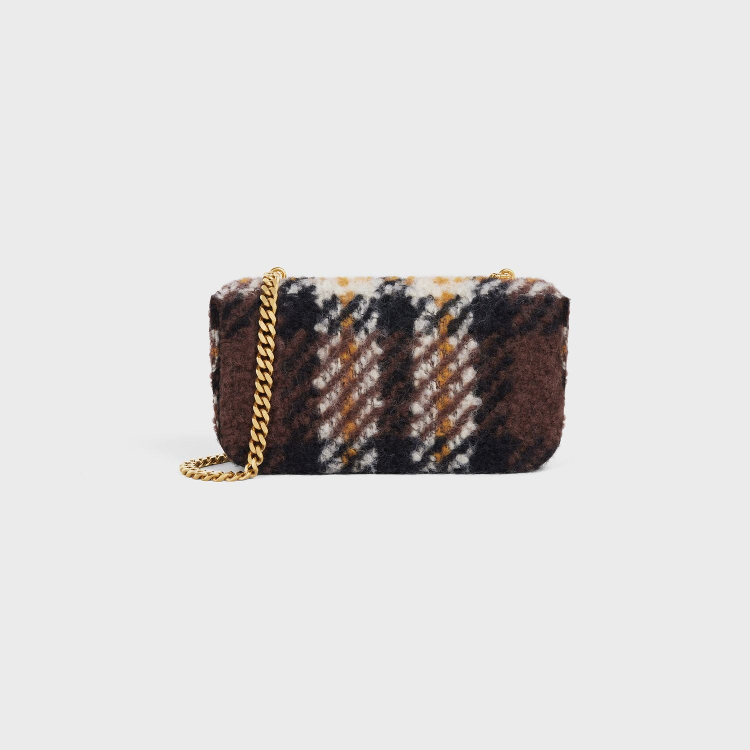 TRIOMPHE SHOULDER BAG - YELLOW/BRW