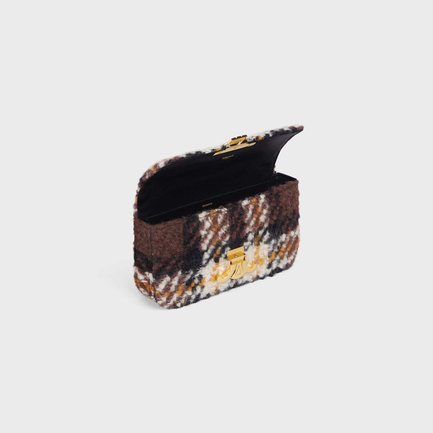TRIOMPHE SHOULDER BAG - YELLOW/BRW