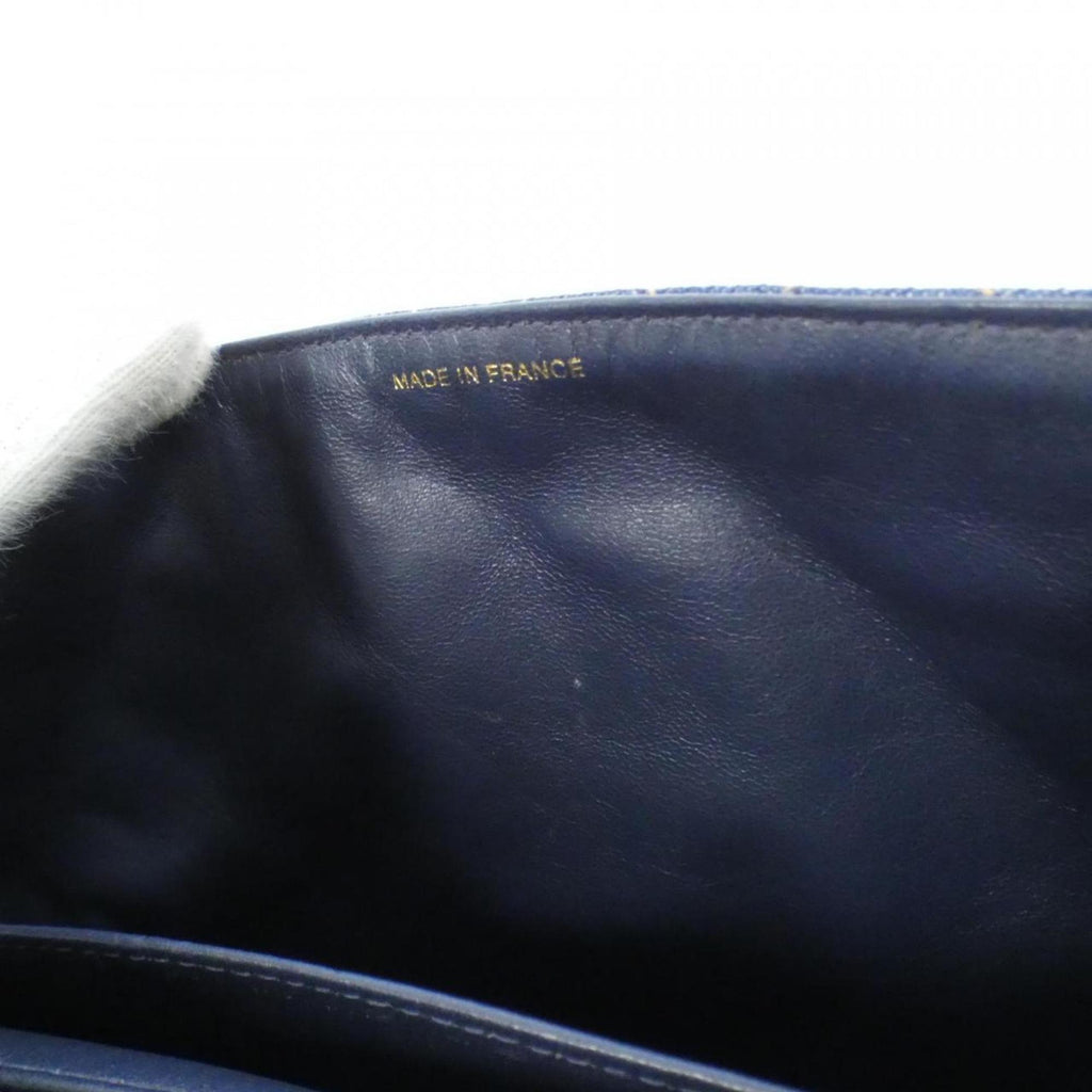 Chanel Denim Quilted Flap Bag with Box and Dust Bag
