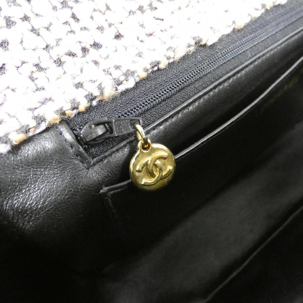 Chanel Tweed Coco Handle Bag with Dust Bag and  Card