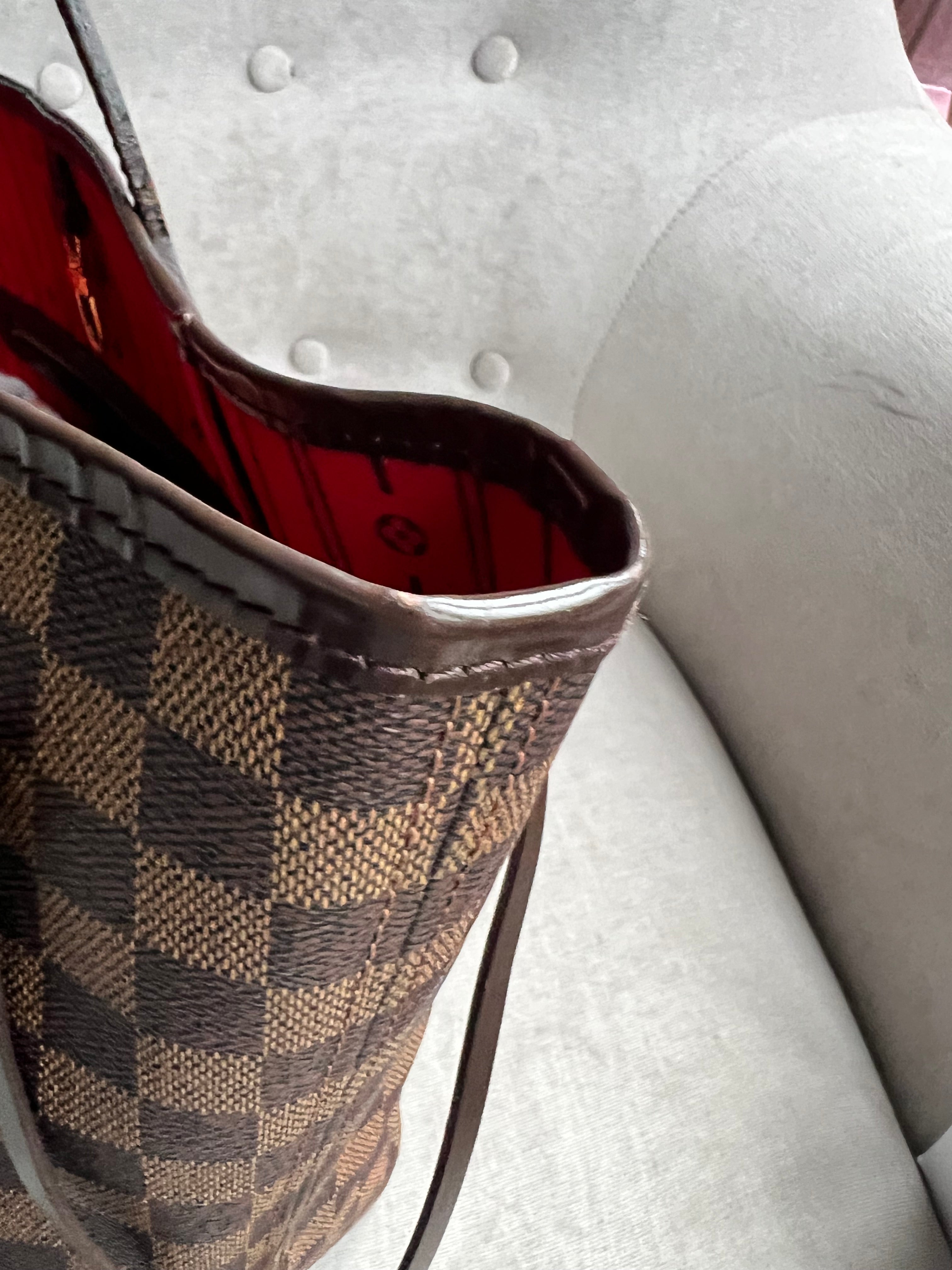 Louis Vuitton Neverfull MM Damier Ebene Cherry Interior (RRP £1410)