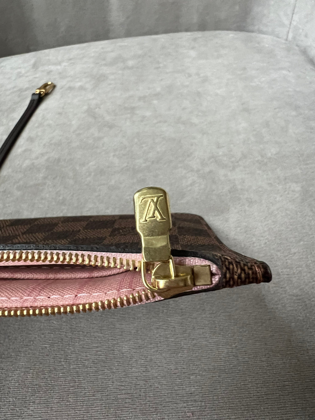 Louis Vuitton Pouch (from Neverfull MM) in Damier Ebene