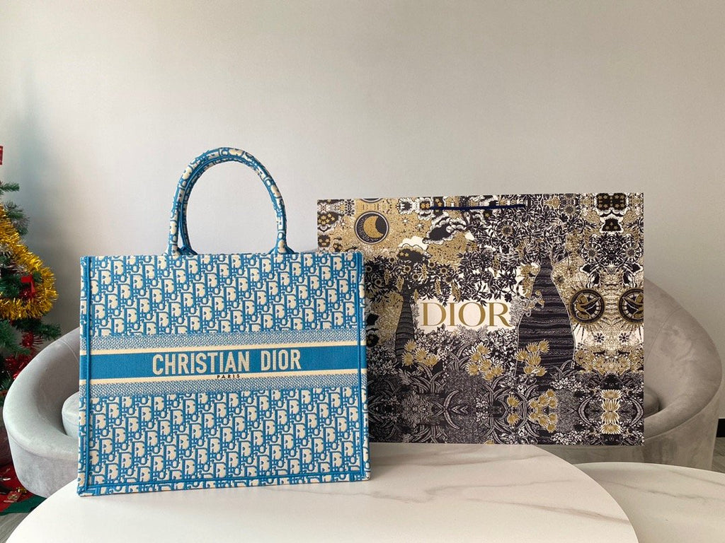 GLAMI Large Book Tote Blue, For Women, WomenÃ¢â‚¬â„¢s Handbags 16.5in/42cm CD
