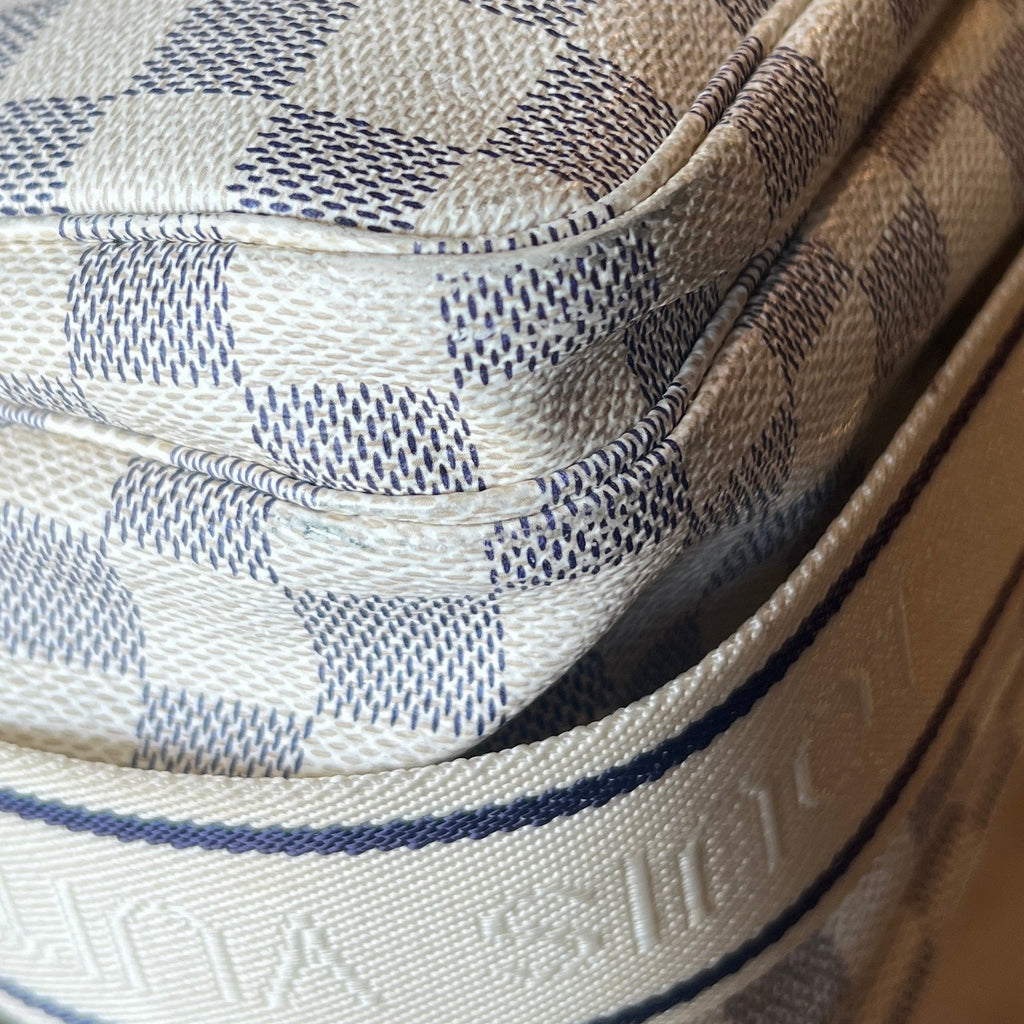 LOUIS VUITTON Damier Azur Naviglio Shoulder Bag