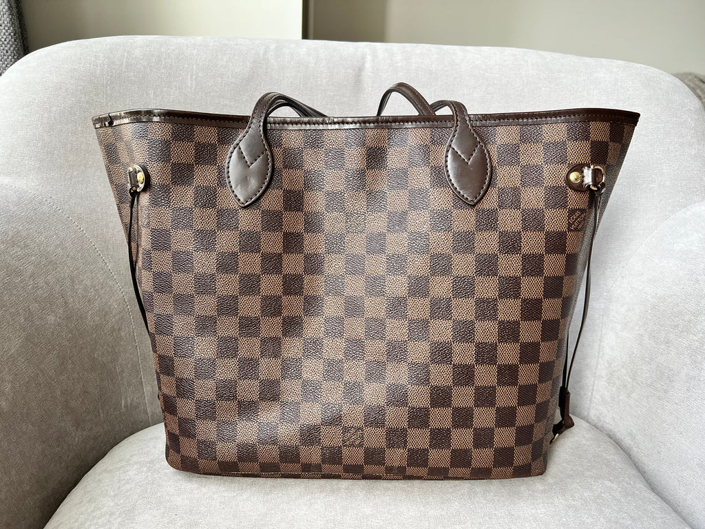Louis Vuitton Neverfull MM Damier Ebene Cherry Interior (RRP £1,410)