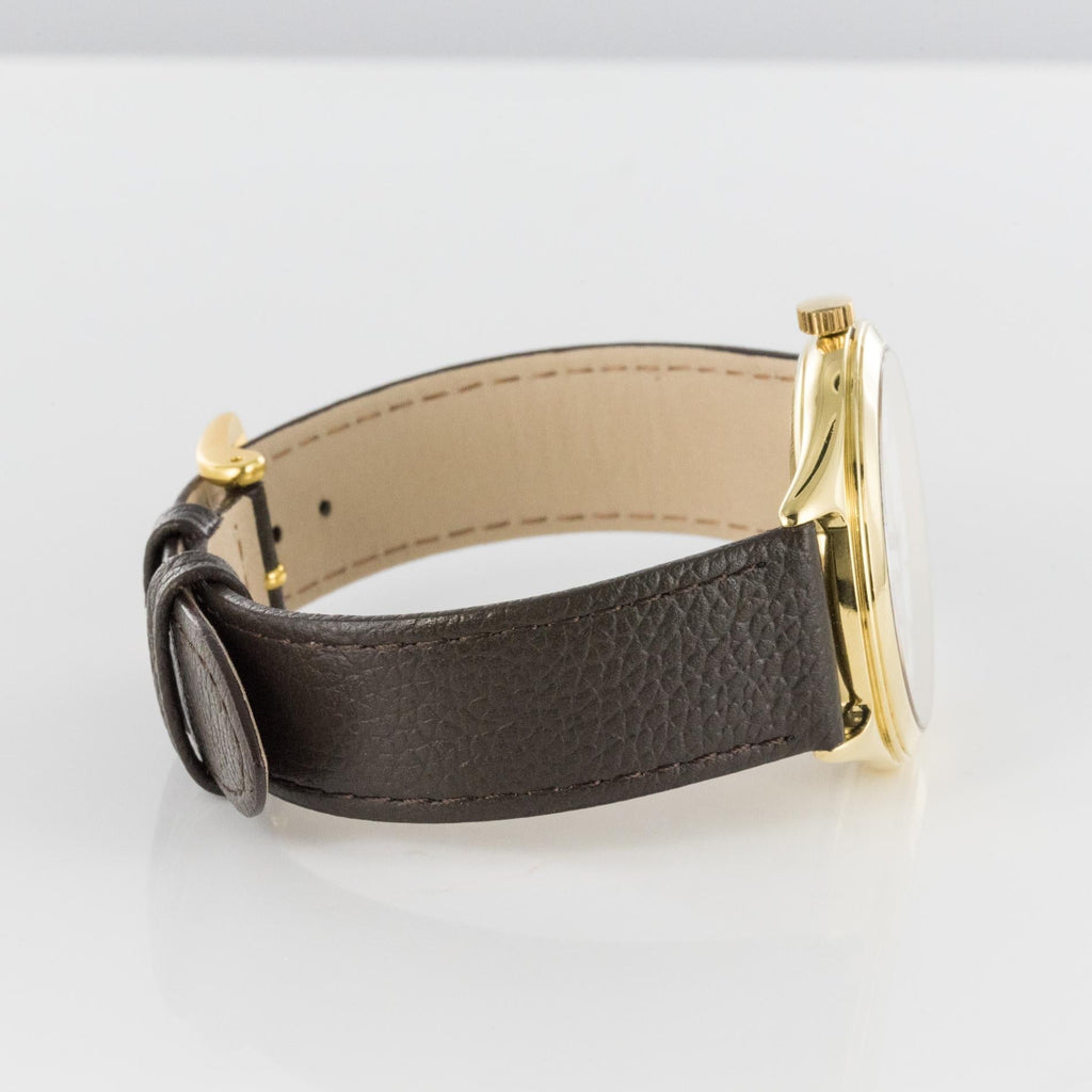 1980s Zenith Elite Automatic 18 Karat Yellow Gold Wristwatch