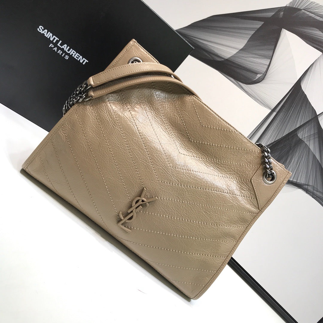 GLAMI Niki MeGLAMIum Shopping Bag Beige For Women 12.6in/32cm YSL