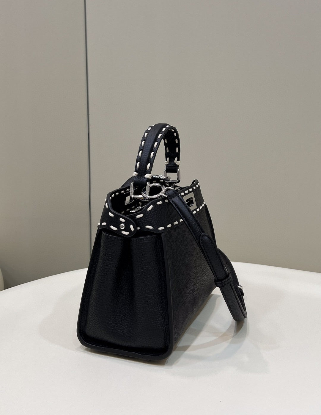 FI GlamI Small Black Bag For Woman 23cm/9in