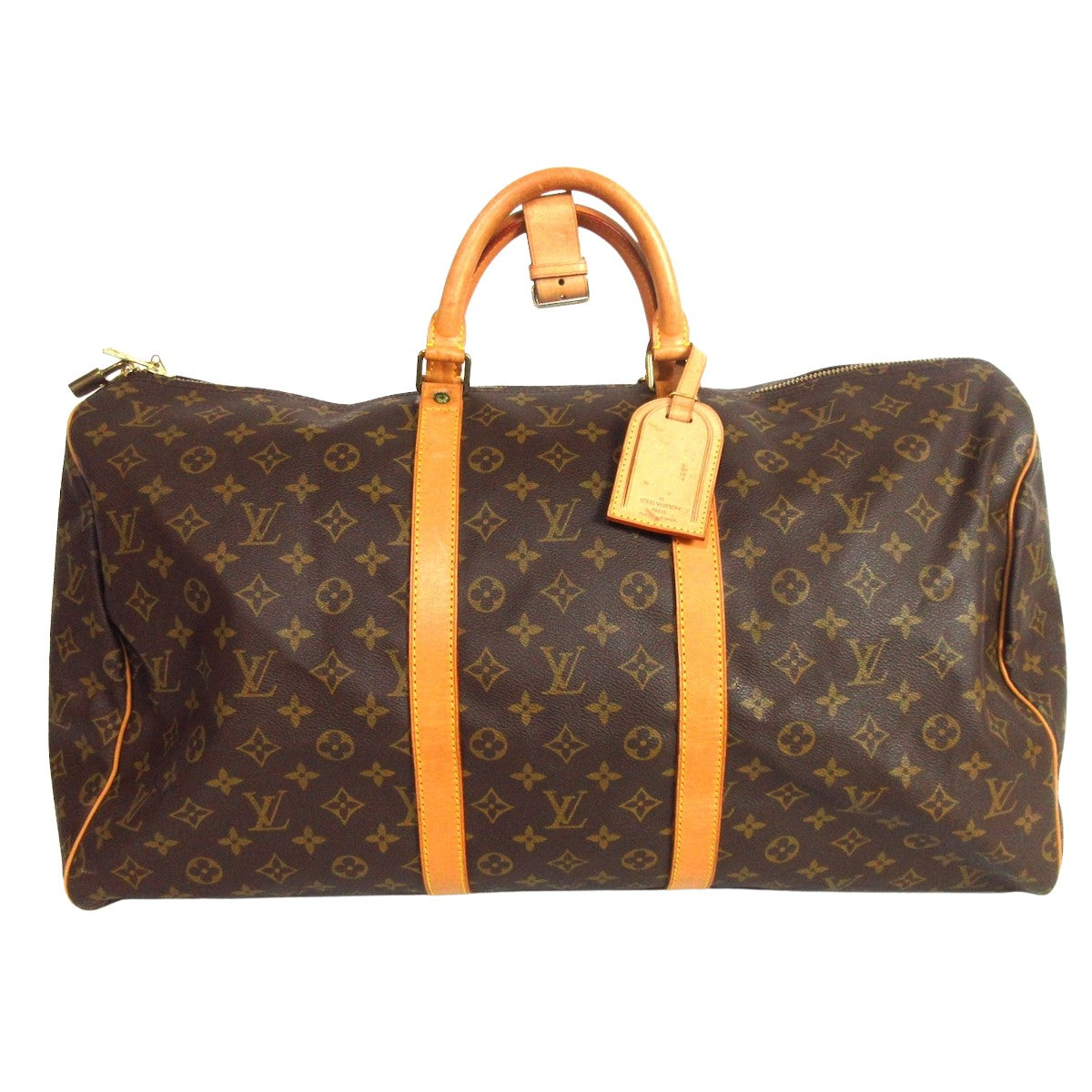 Louis Vuitton Keepall 55  Canvas Travel Bag ()