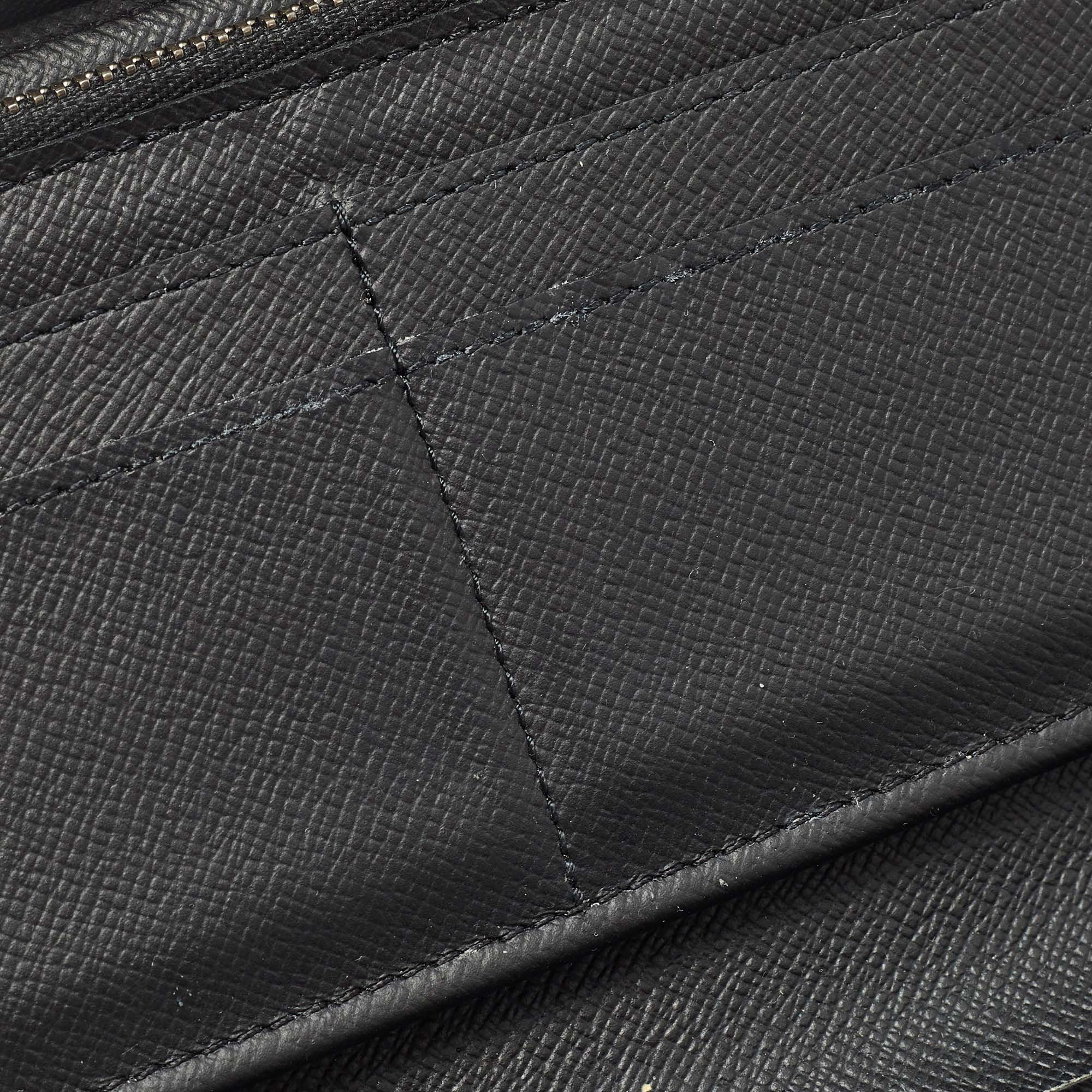 Louis Vuitton Damier Graphite Canvas Zippy Vertical Wallet..