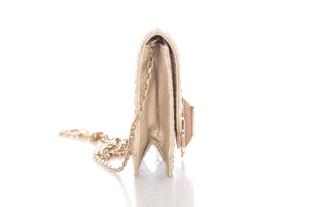 Judith Leiber Snakeskin Evening Bag