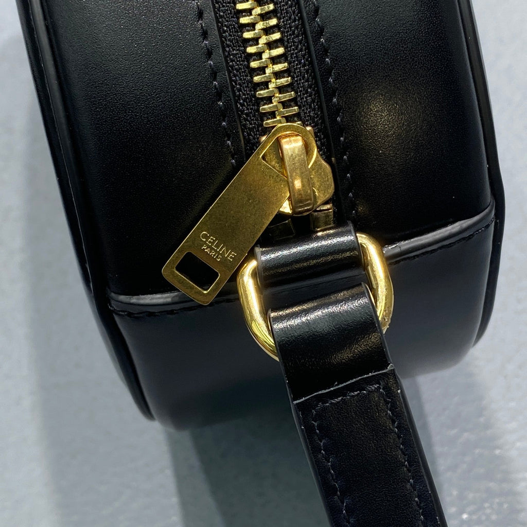 GLAMI Oval Bag Cuir Triomphe Black For Women 8in/20cm 198603DXC.38NO