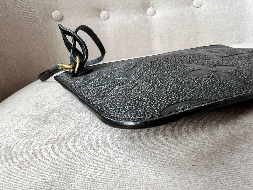 Louis Vuitton Pouch (from Neverfull) Black Empreinte