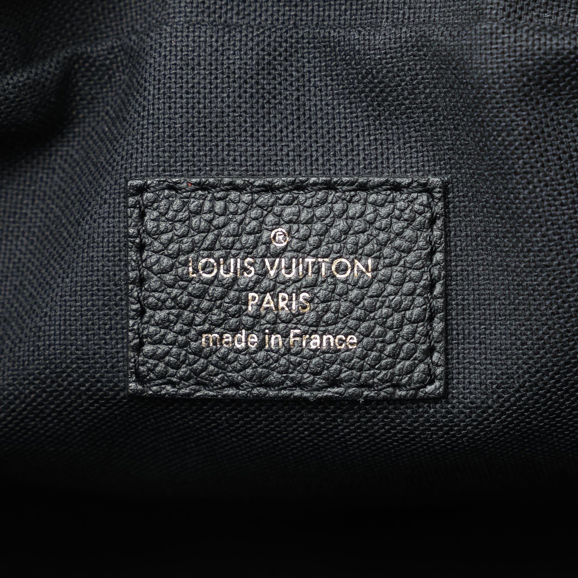 Black Louis Vuitton Monogram Empreinte Vosges MM Satchel